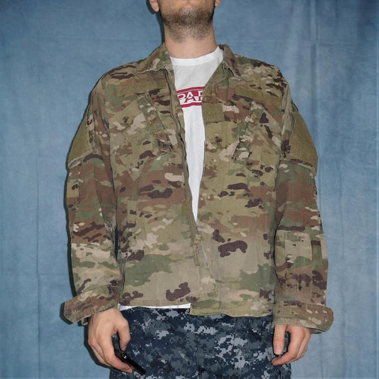 Army Issue Camo Jacket - Large