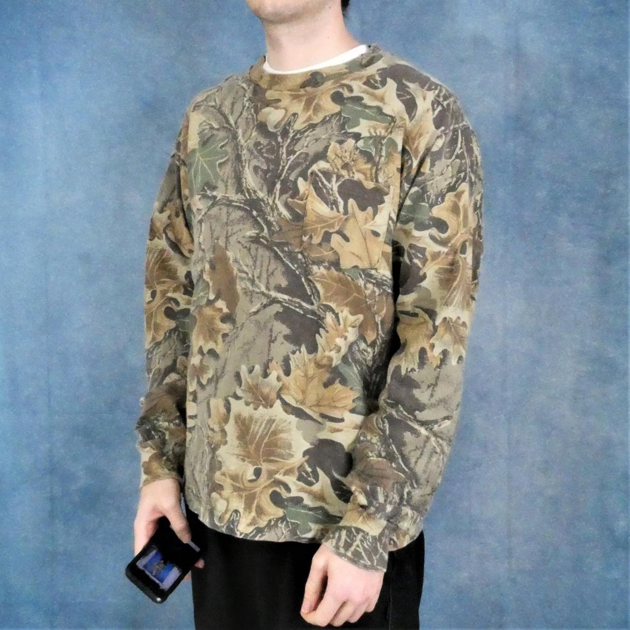 Wrangler Hunter Mens Performance Shirt Warmwoods Camo Size XL/LRegular