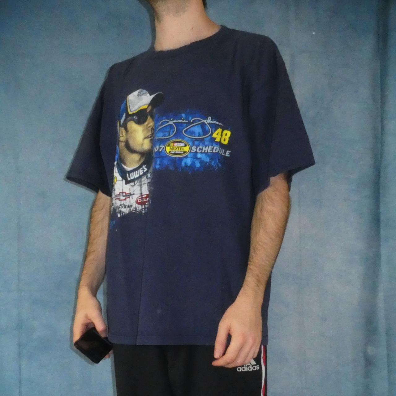 Chase Authentics Navy 2007 NASCAR Tee XL NWClothing